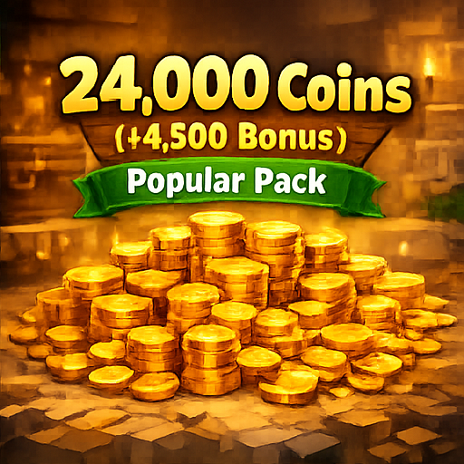 Popular Pack - 24,000 Coins (+4,500 Bonus)