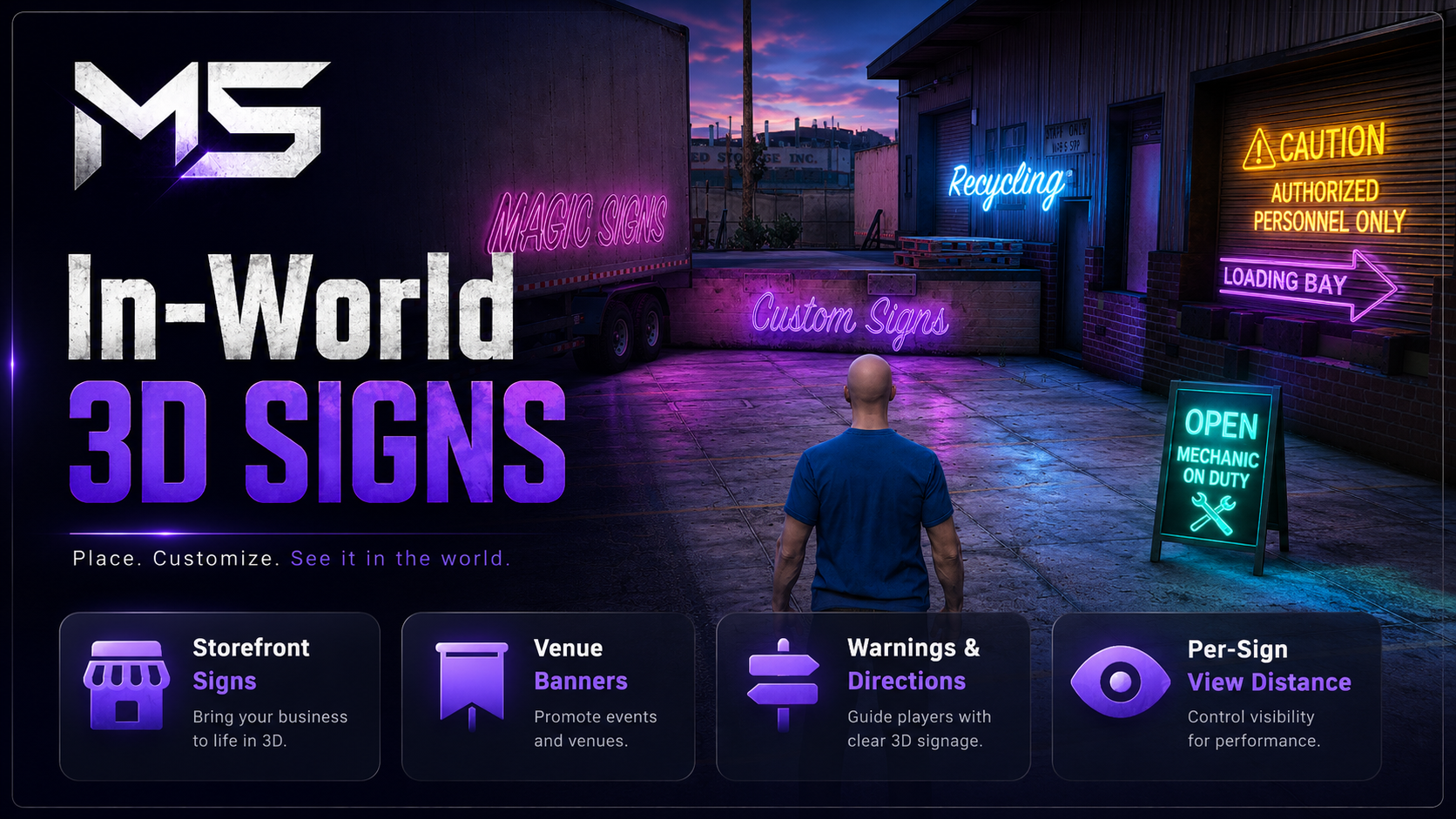 Magic Sign Creator – FiveM 3D Sign System