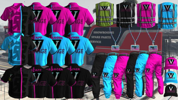 V's Garage Uniform 3 [M+F]