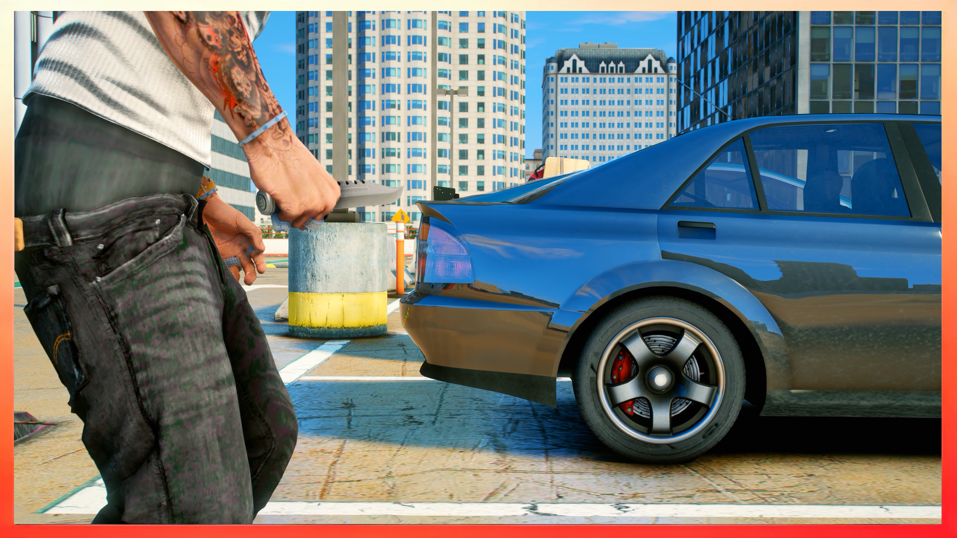 Wheels Puncture | Tire Slashing Script
