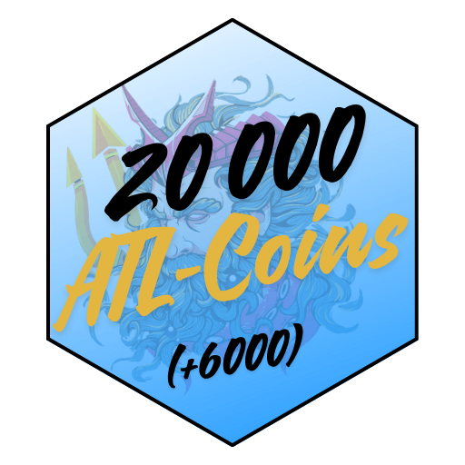 20 000 (+6000 offert) ATL Coins