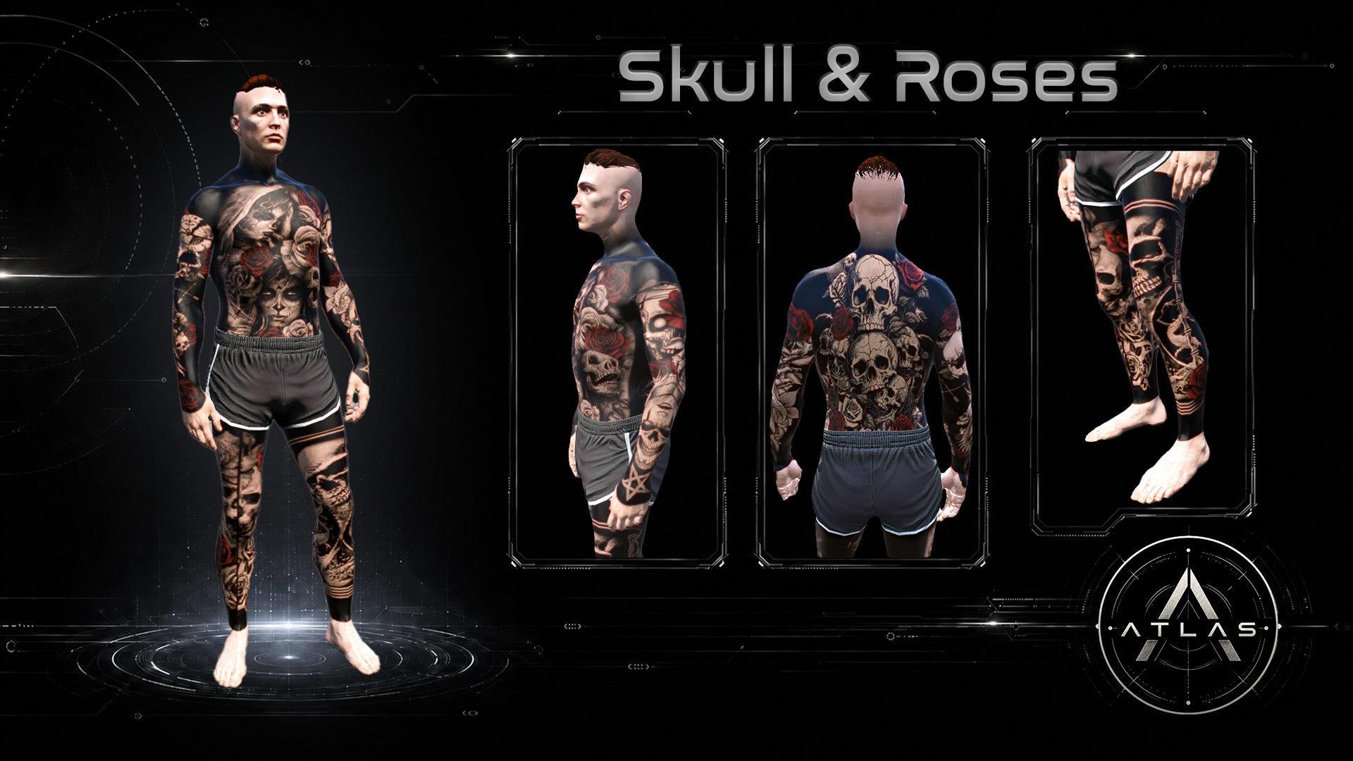 Skull & Roses V1