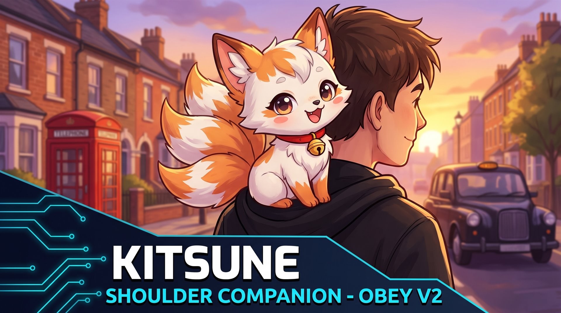 Shoulder Companion - Kitsune