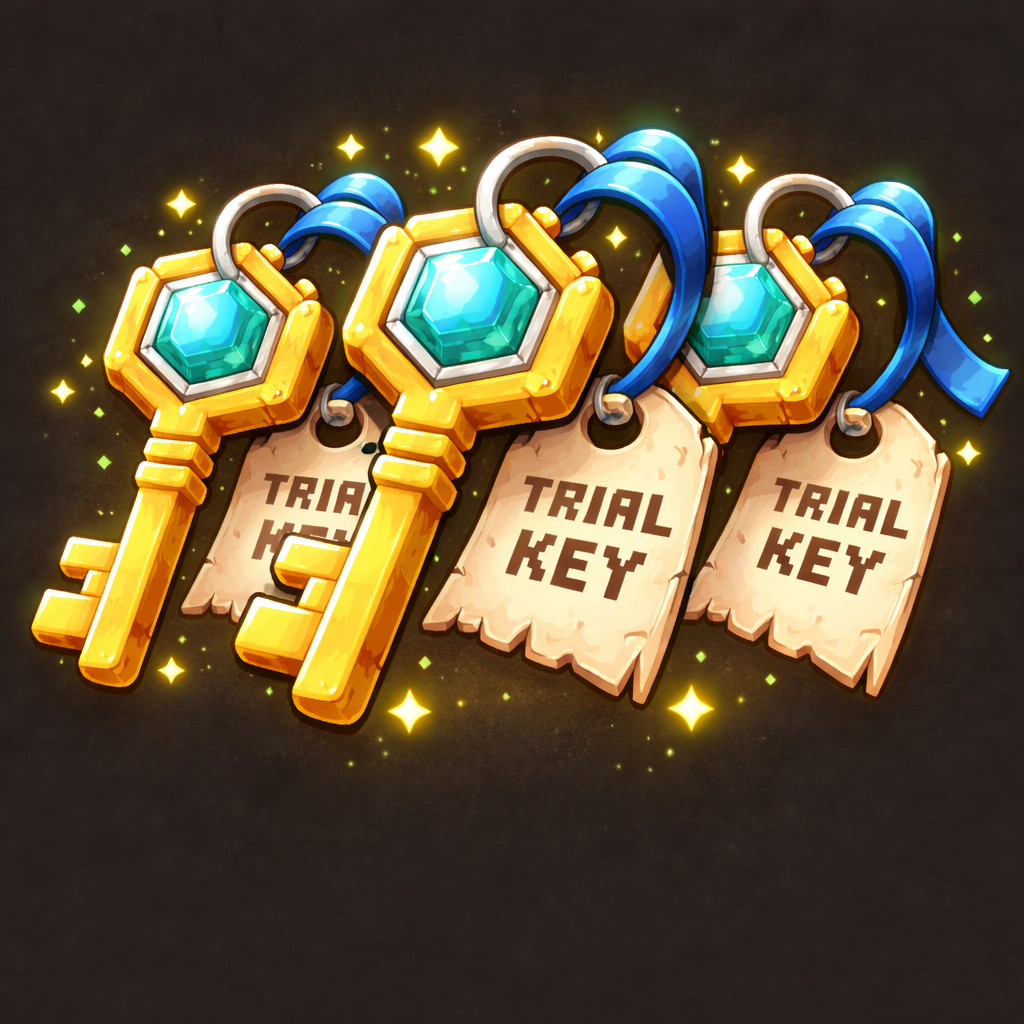 3x Trial Keys