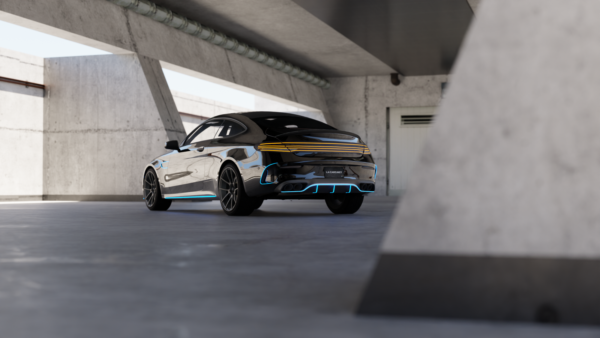 Benefactor Veloce Animated Lights view 2