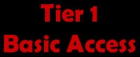 Tier 1 - Basic Access Package
