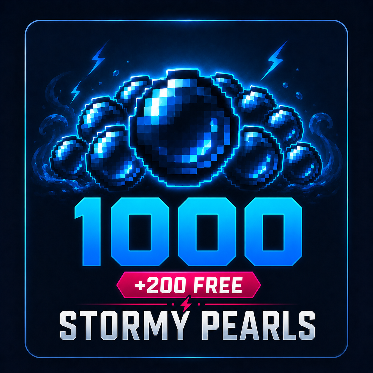 1200 Stormy Pearls