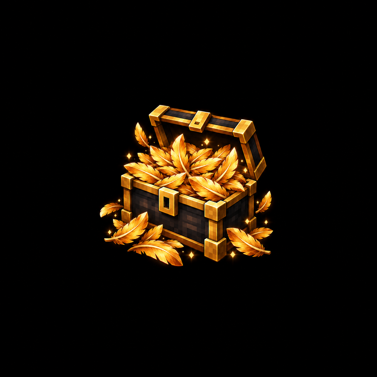 Chest of Golden Feathers (1,200 Feathers)