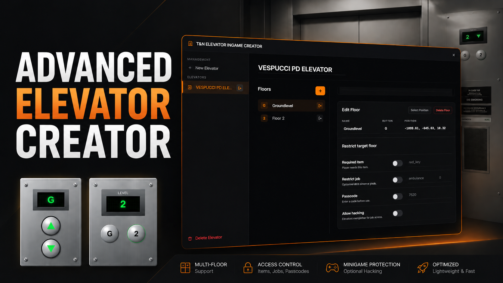 Advanced Elevator Creator