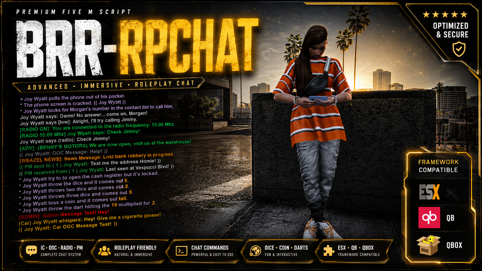 BRR-RPChat [ESX/QB/QBX]