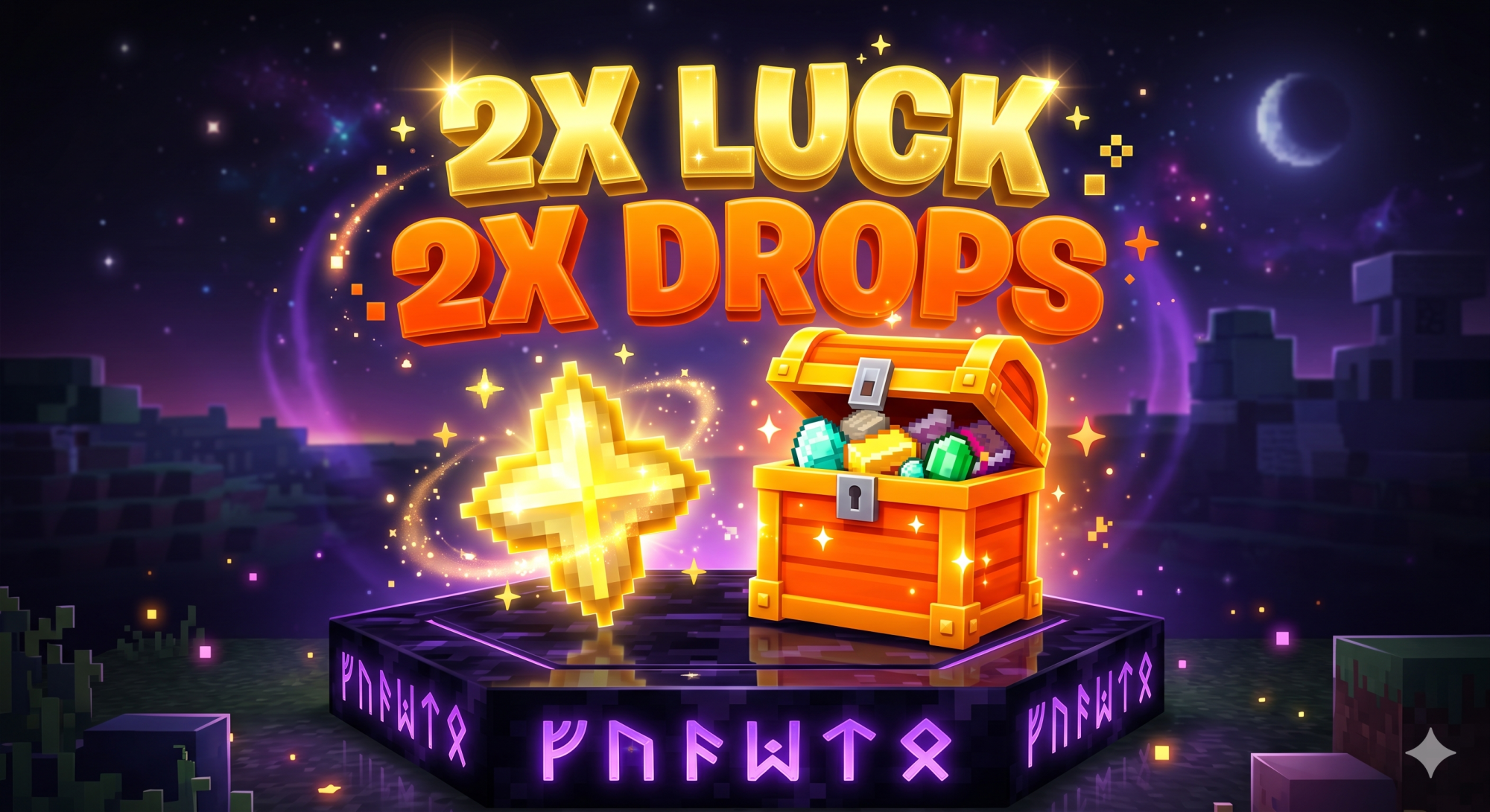 2x  Luck & 2x Drops Bundle (Economy)