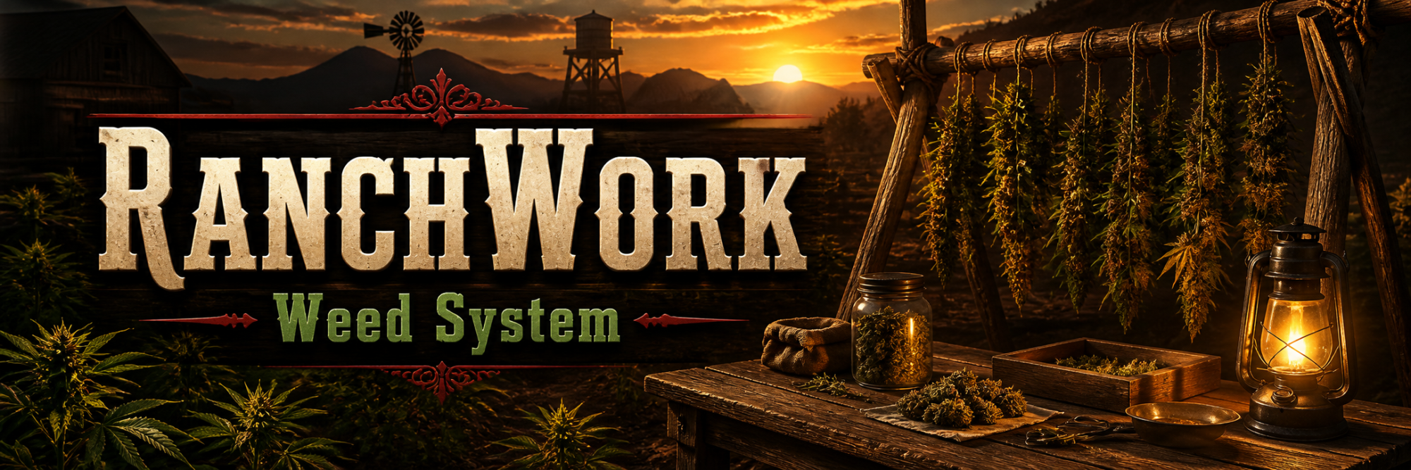 BRB Weed System | VORP & RSG | Growing, Drying, Crafting, Smoking, NPC Selling