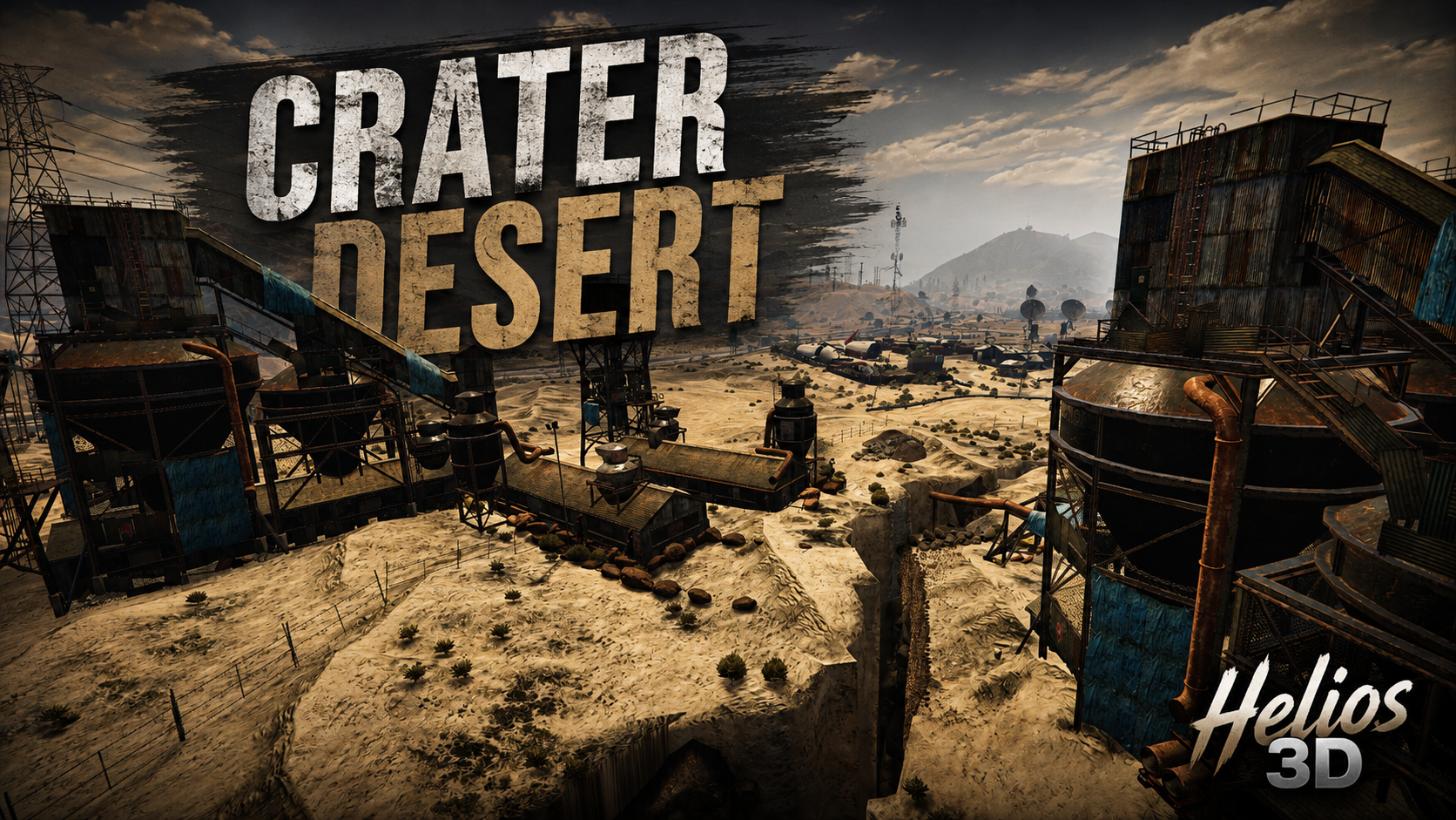 Crater Desert | Post-Apocalypse Map