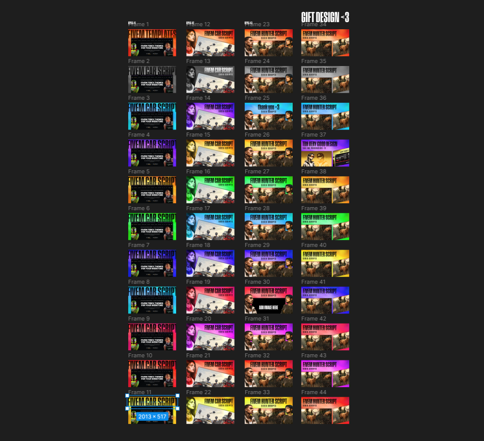 x44 TEBEX THUMBNAIL TEMPLATE for FIVEM SCRIPTS
