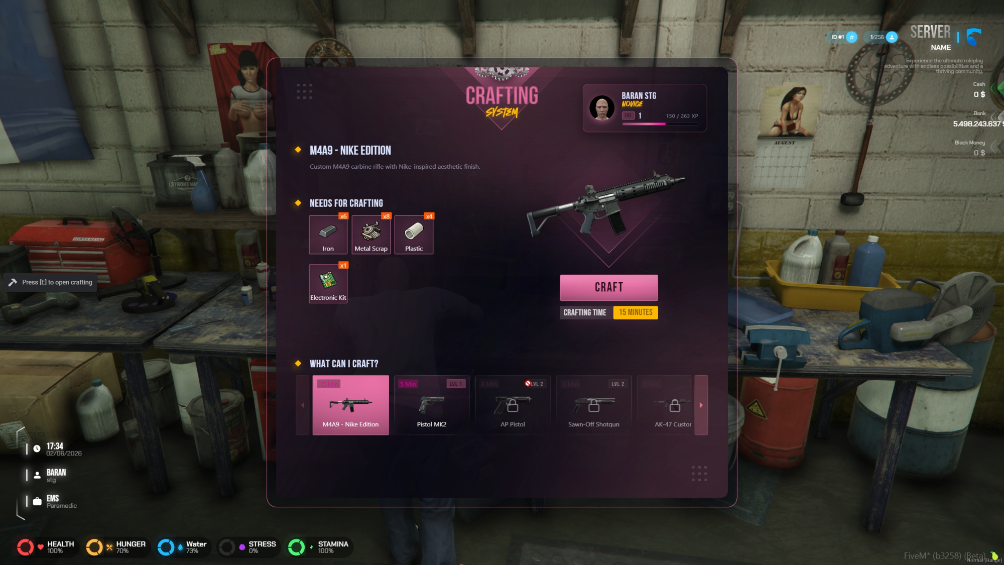 Crafting System - Image undefined