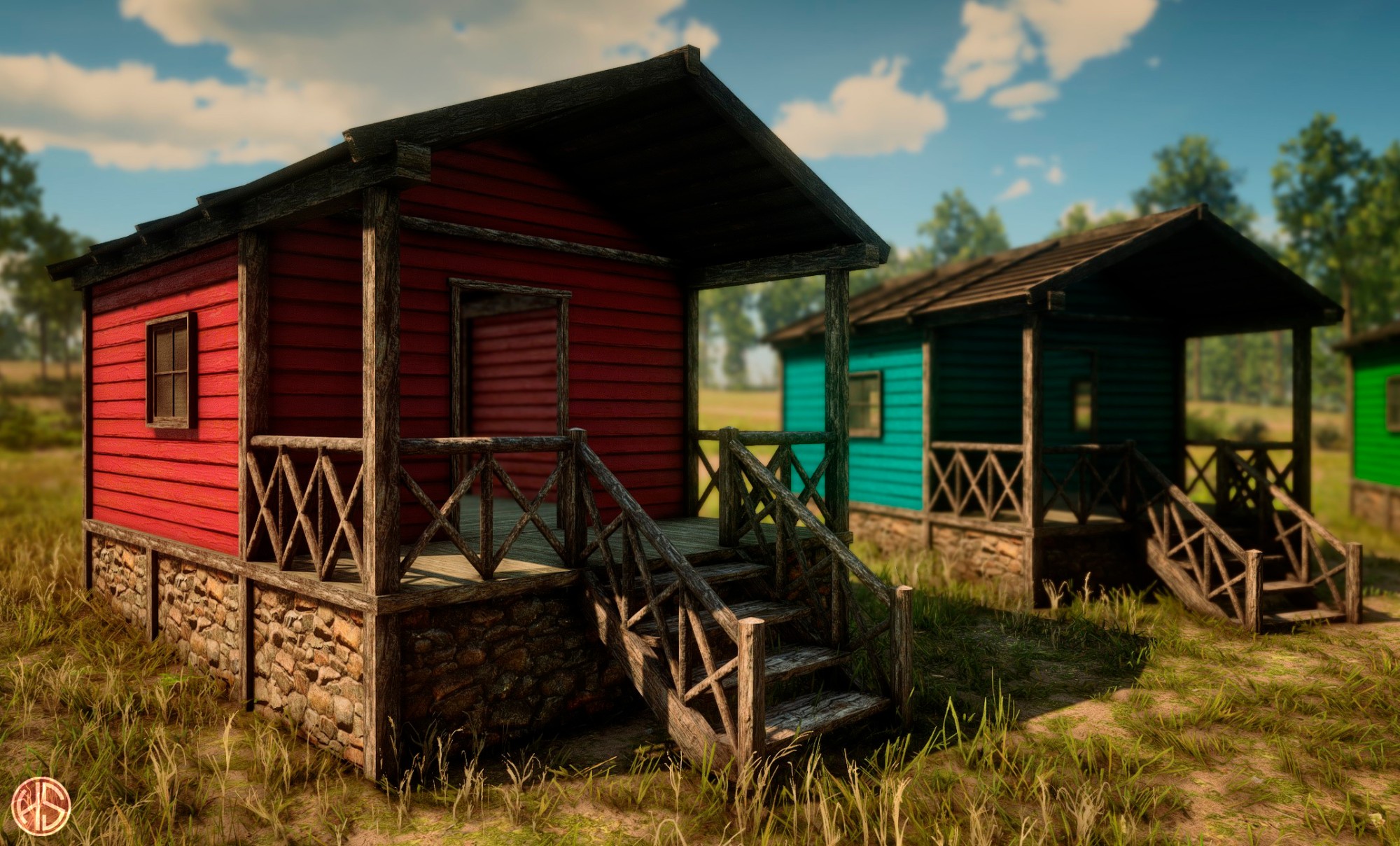 Colorful Cabins