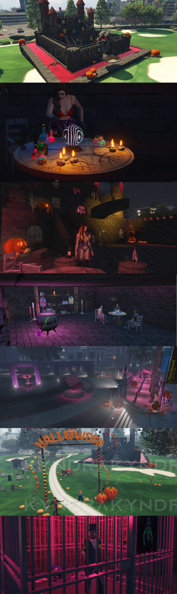 KynCastle - Halloween Decoration - FIVE M /GTAV