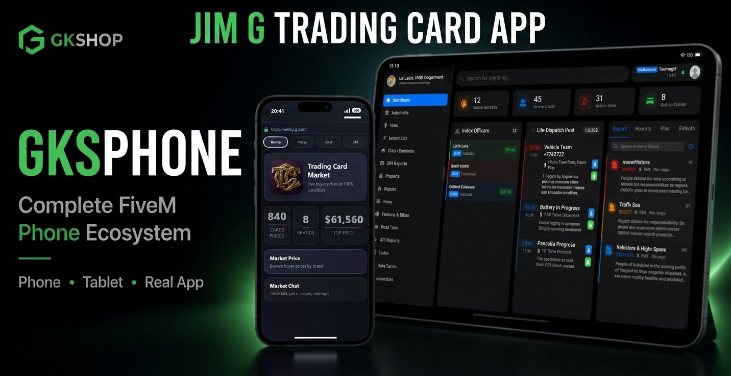 Jim-G Trading Card - GKS Phone App