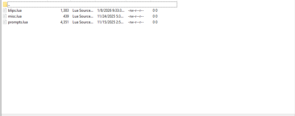 FIS Library Script