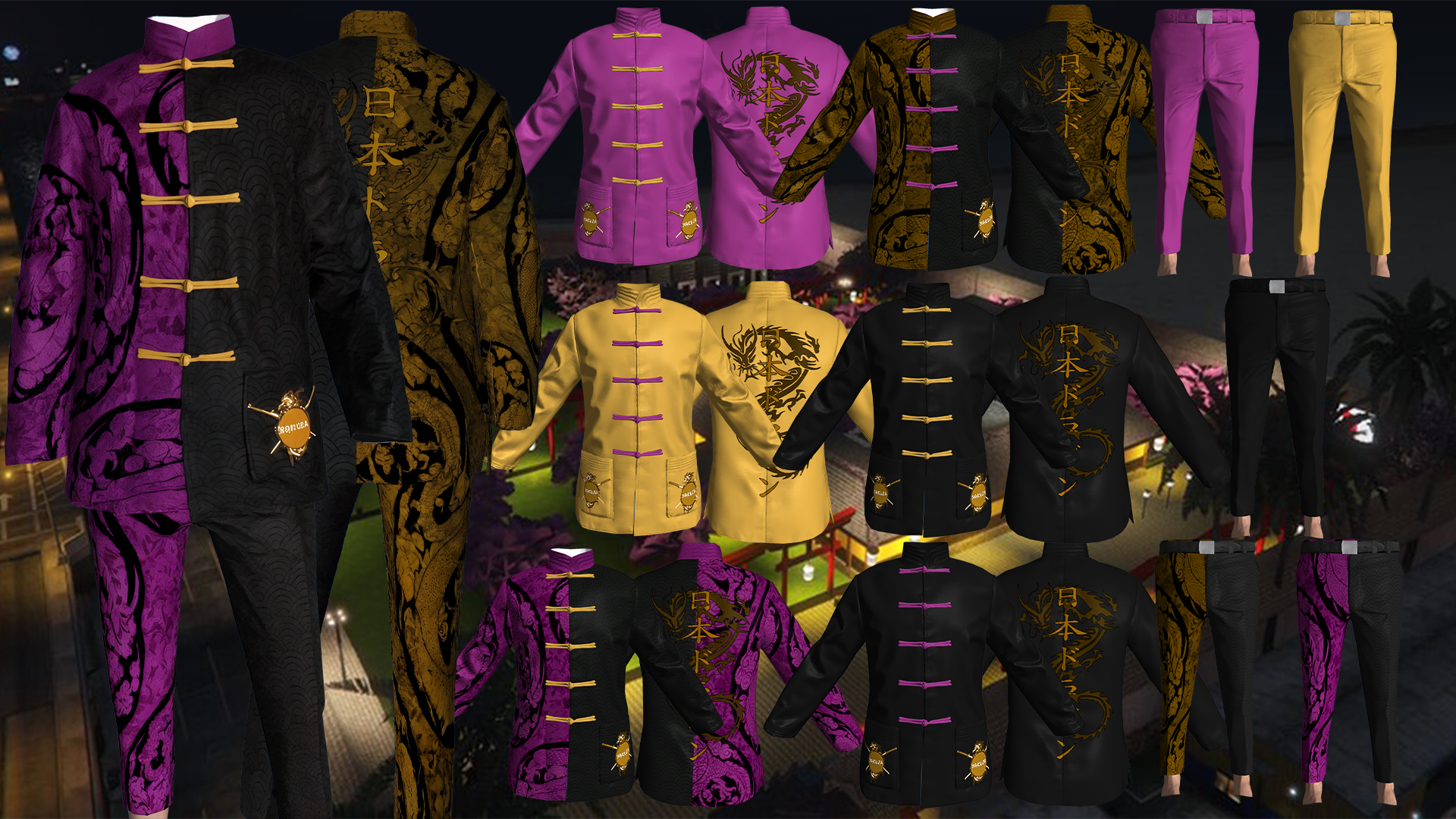 Yakuza Purple Coat [M+F]