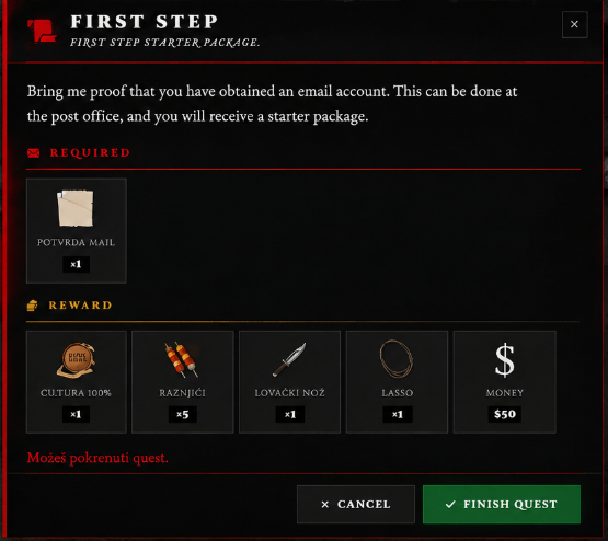 Quest System | RedM / VORP