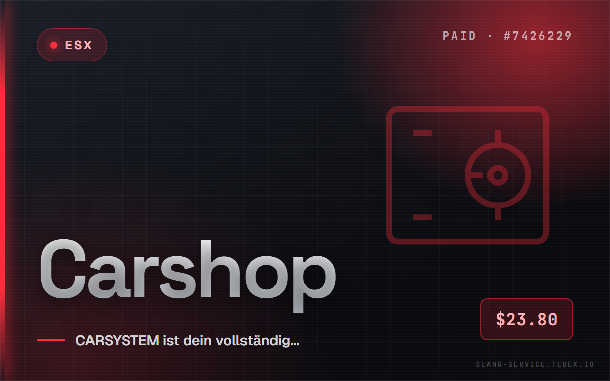 [ESX] Carshop