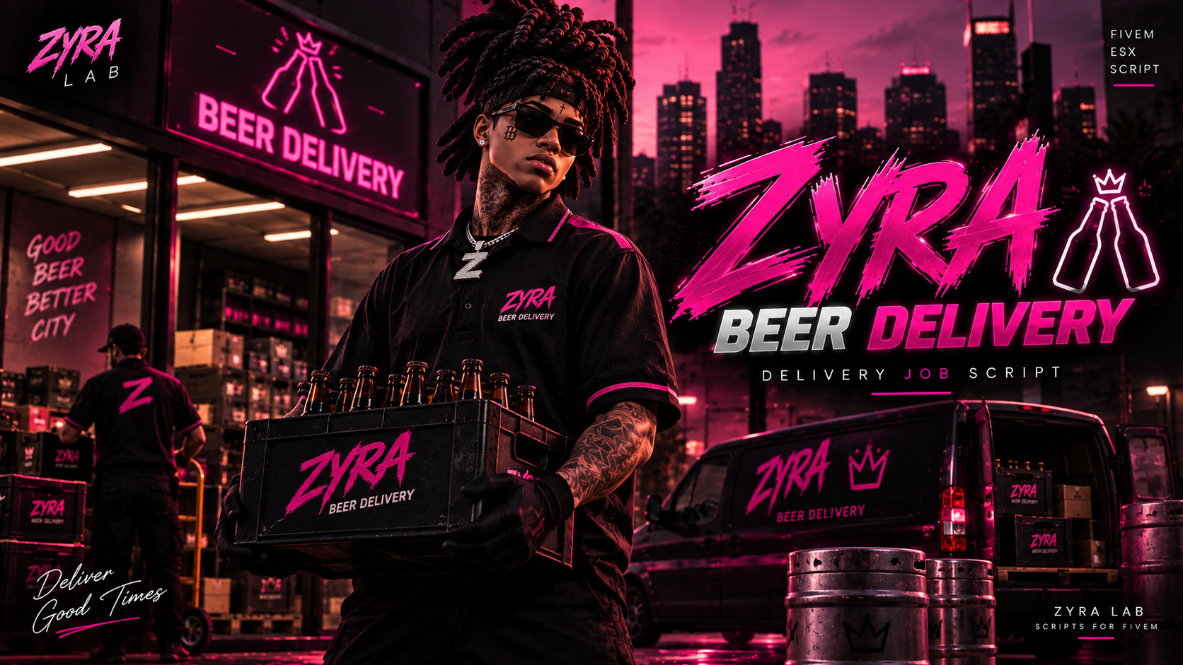 [ZYRA Beer Delivery ]  Job  {ESCROW}