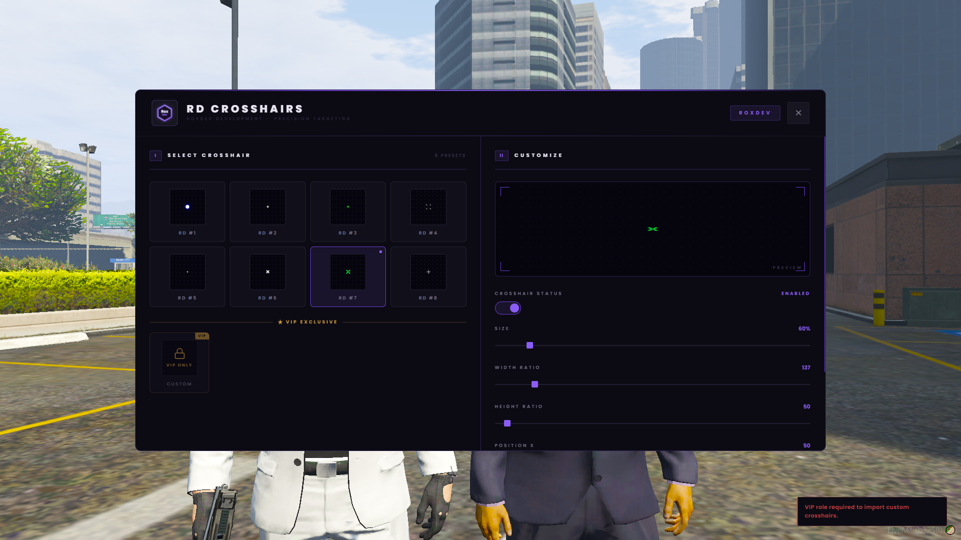 RD Crosshairs  v1.0 - Advanced Crosshair System