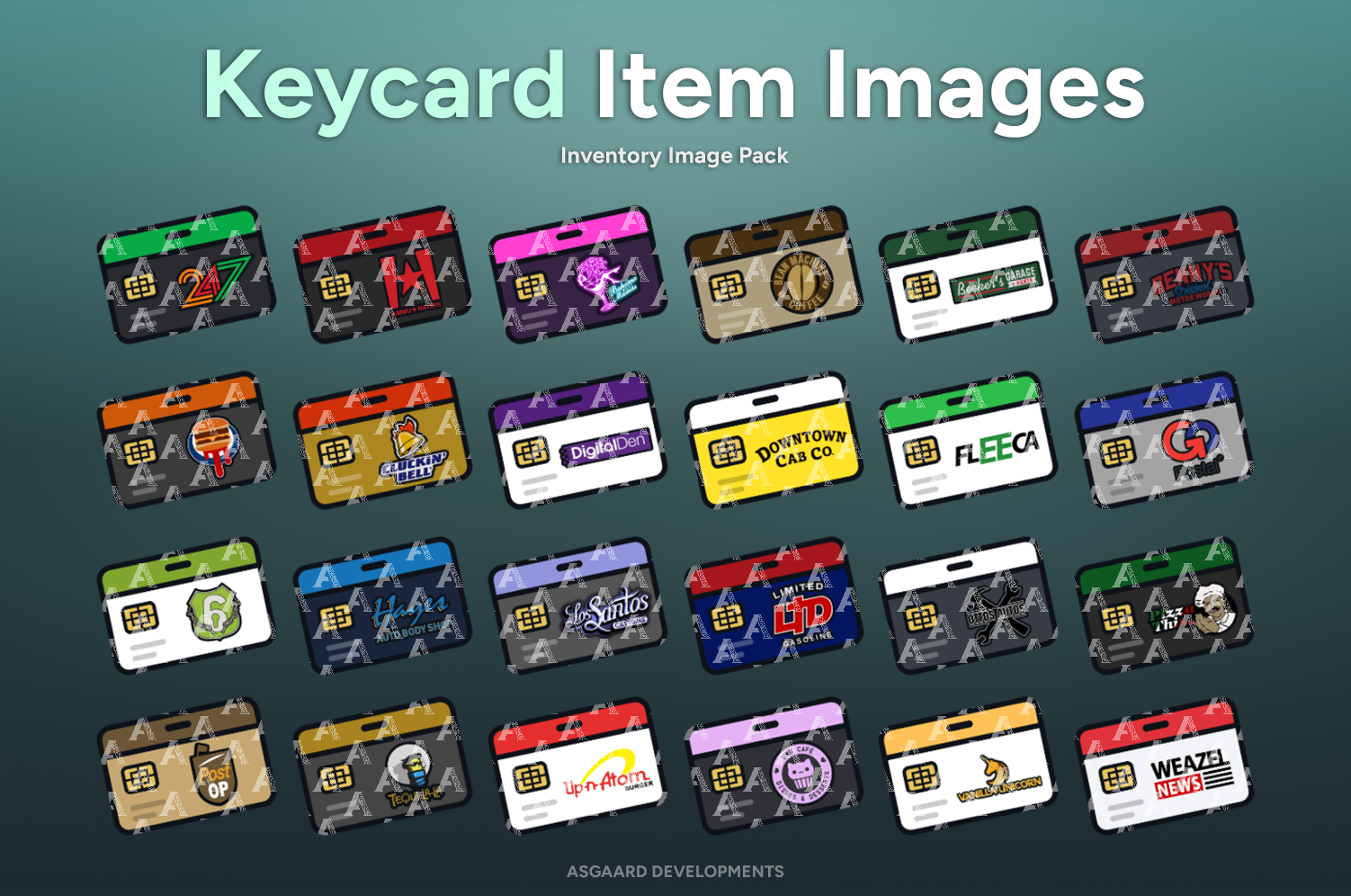 Keycard Item Images