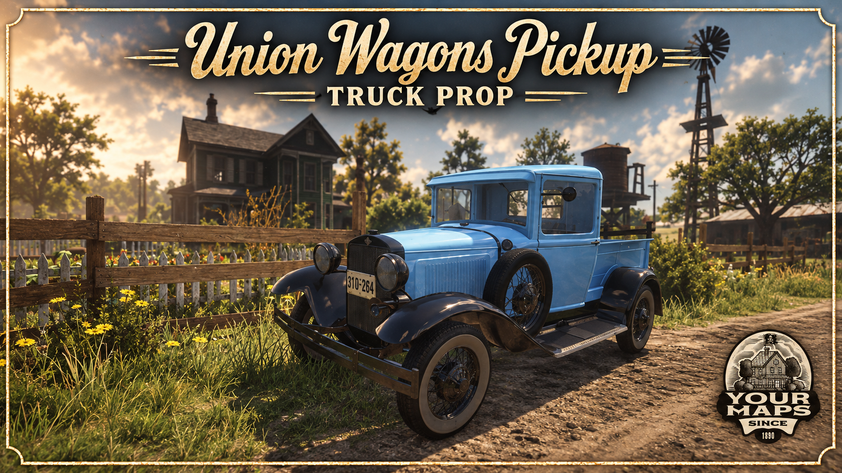 Vintage Union Wagon Pickup