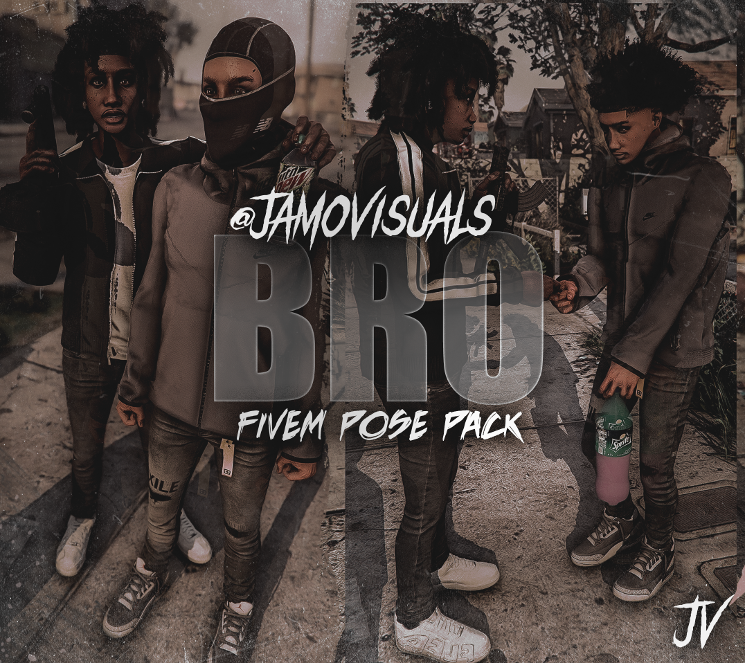 Jamoville Bro Pose Pack