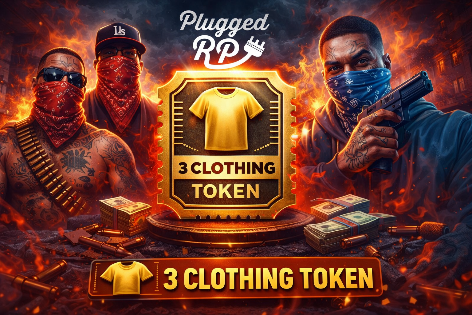 👕🎟️ 3 CLOTHING TOKEN
