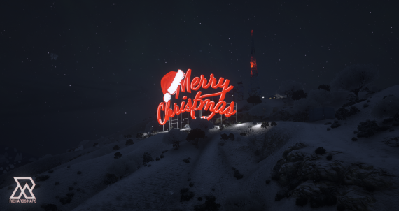 Richards Maps For FiveM Merry Christmas Sign richards-maps-for-fivem-merry-christmas-sign