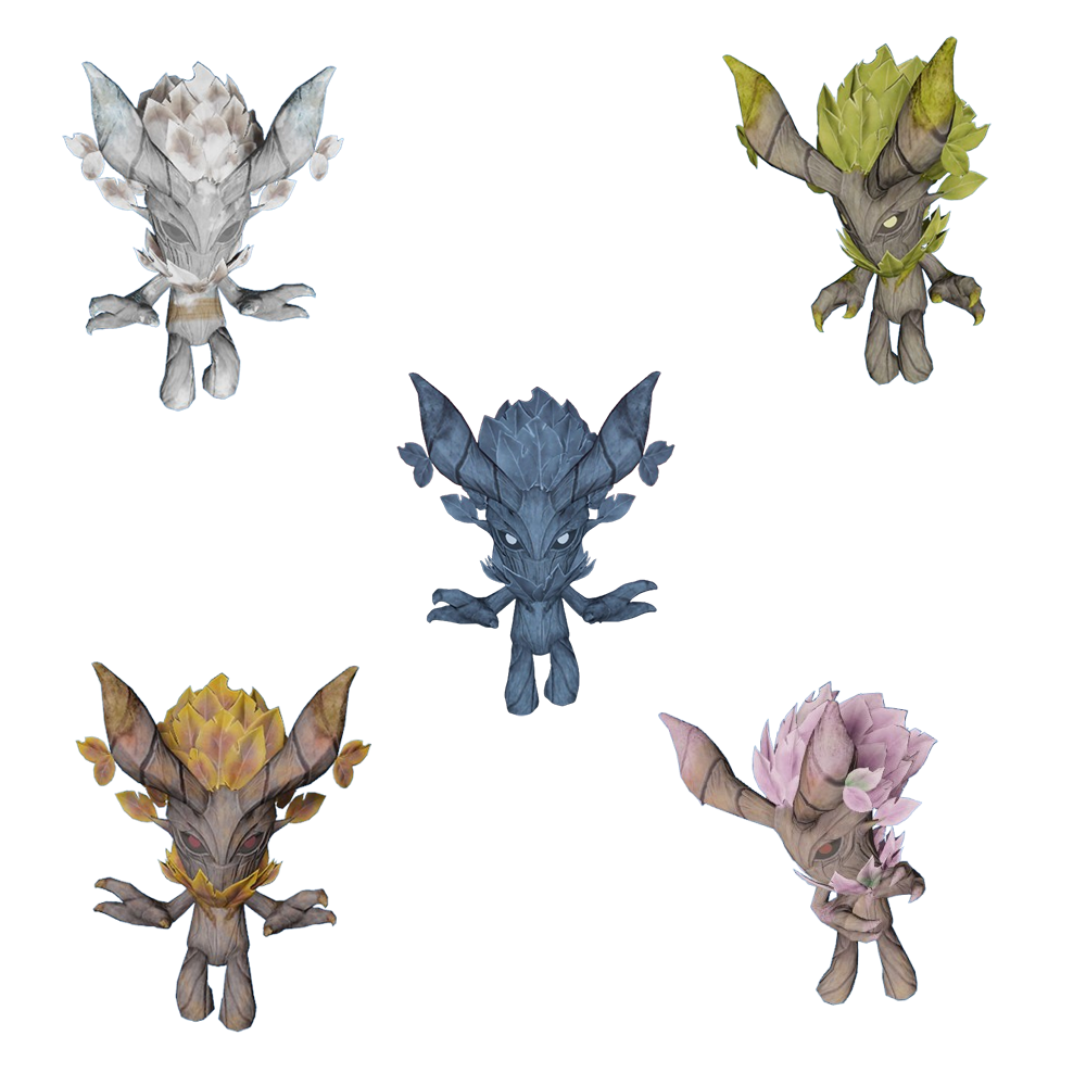 Forest Spirits - 5 Color Variations