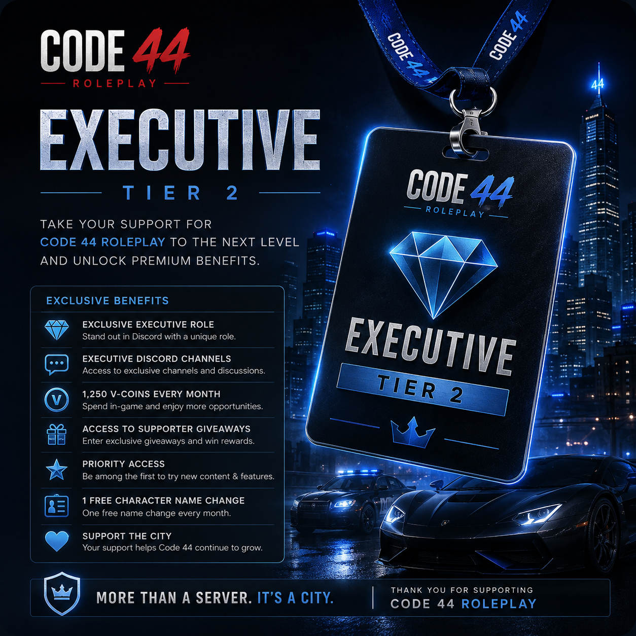 CODE44 Executive Supporter