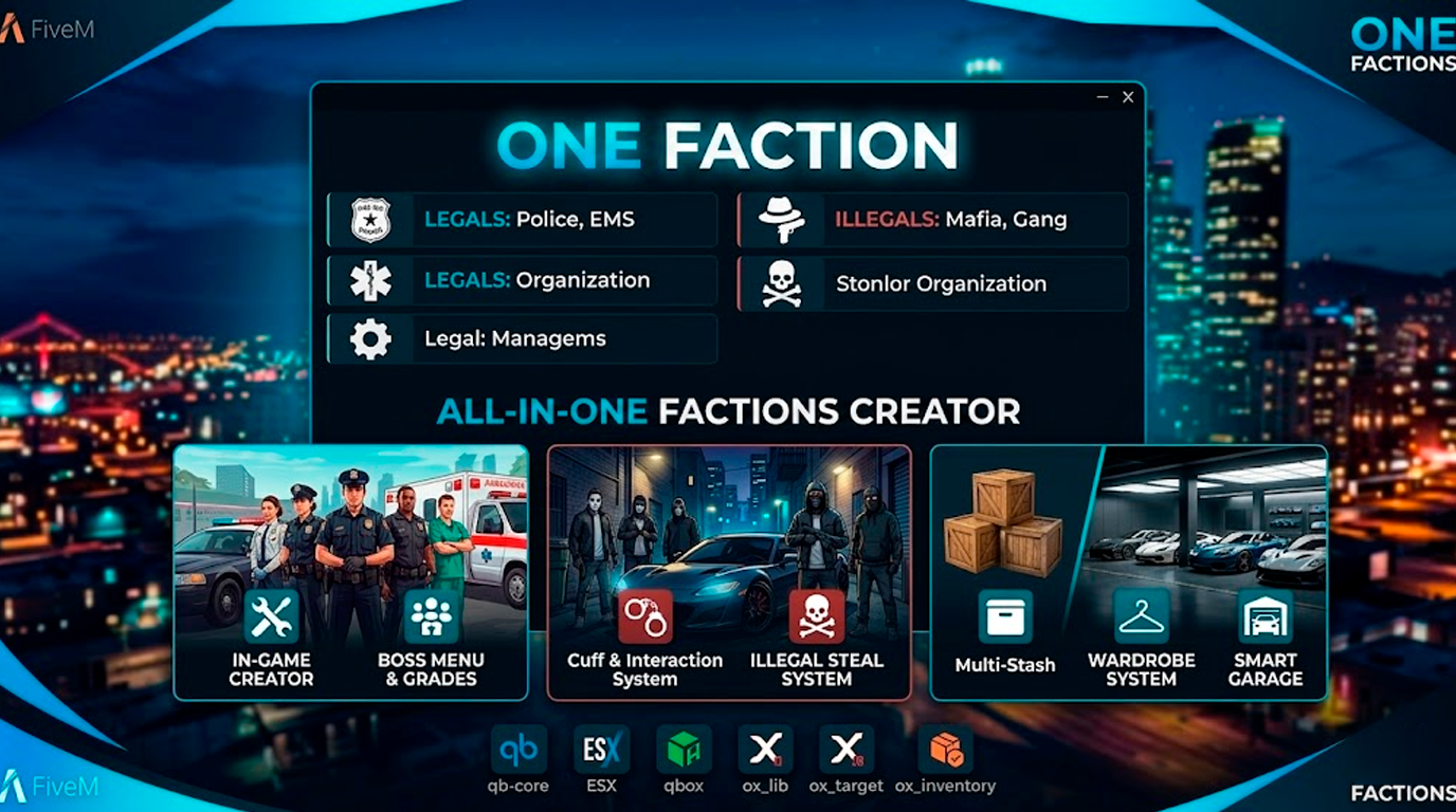 🏗️ ONE Factions | The Ultimate Faction Management System