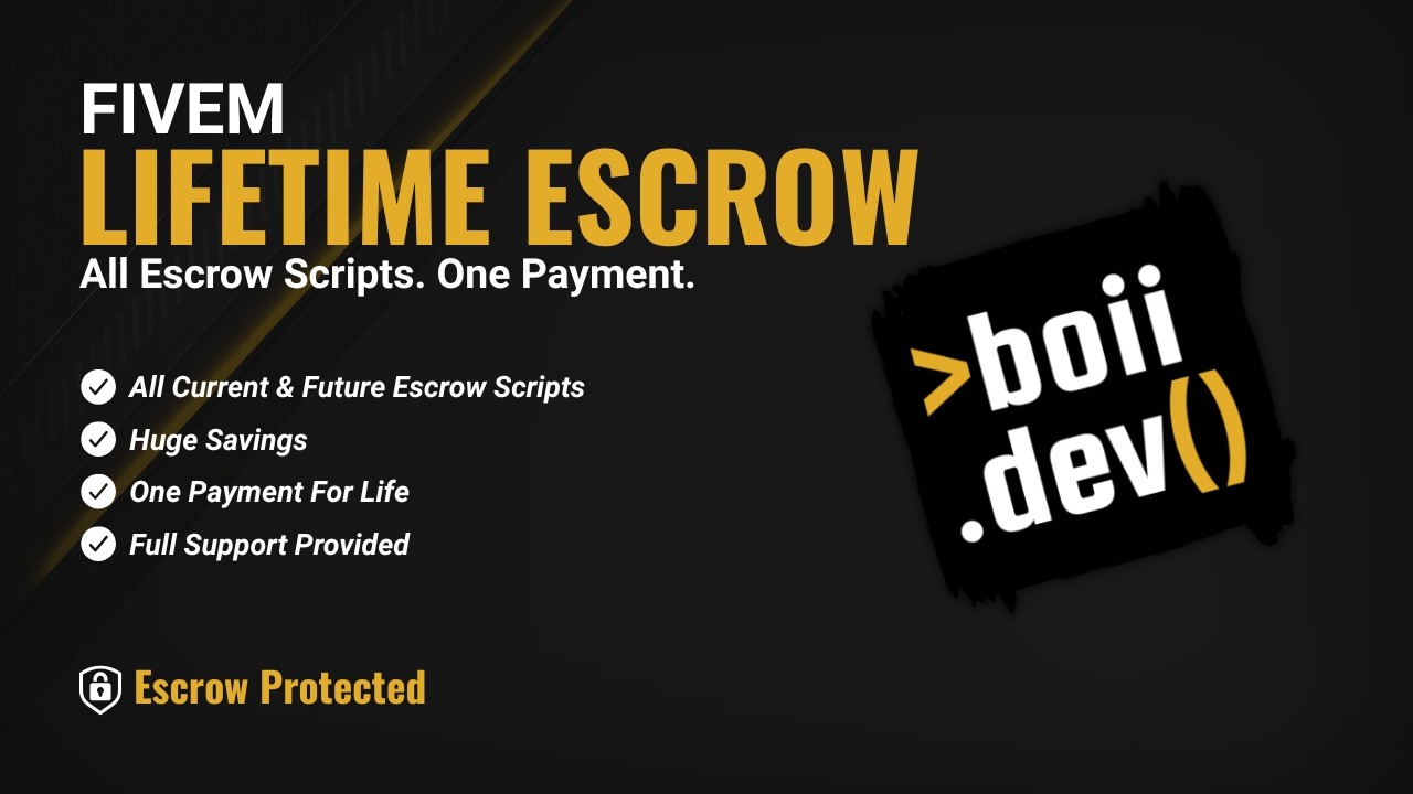 Lifetime Script Access (Escrow)