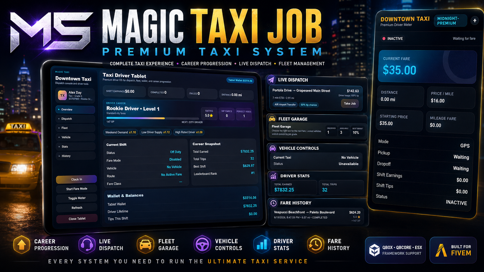 Magic Taxi Job