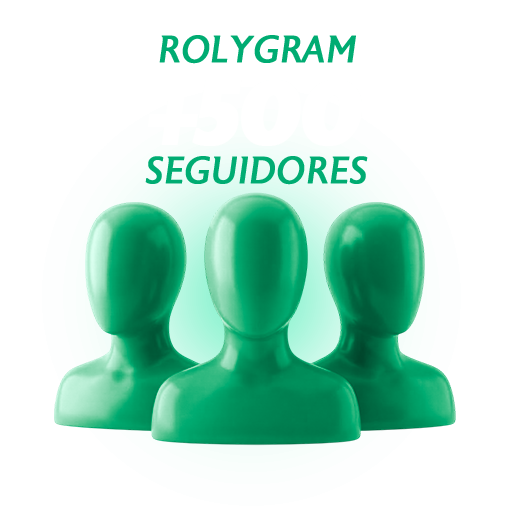 500 Seguidores Rolygram
