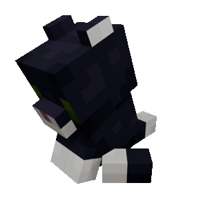 Tuxedo Cat Plushie — cosmetic Plushies item on the NovaVoid Cat Civilization Minecraft server
