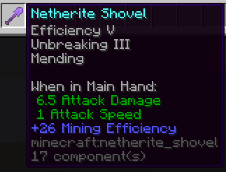 Netherite Shovel