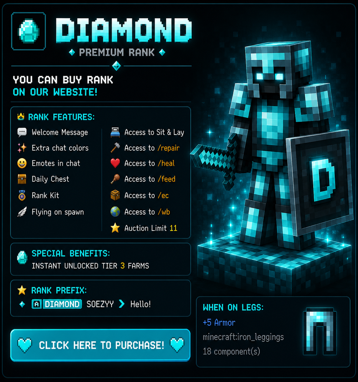 Diamond Rank - Lifetime