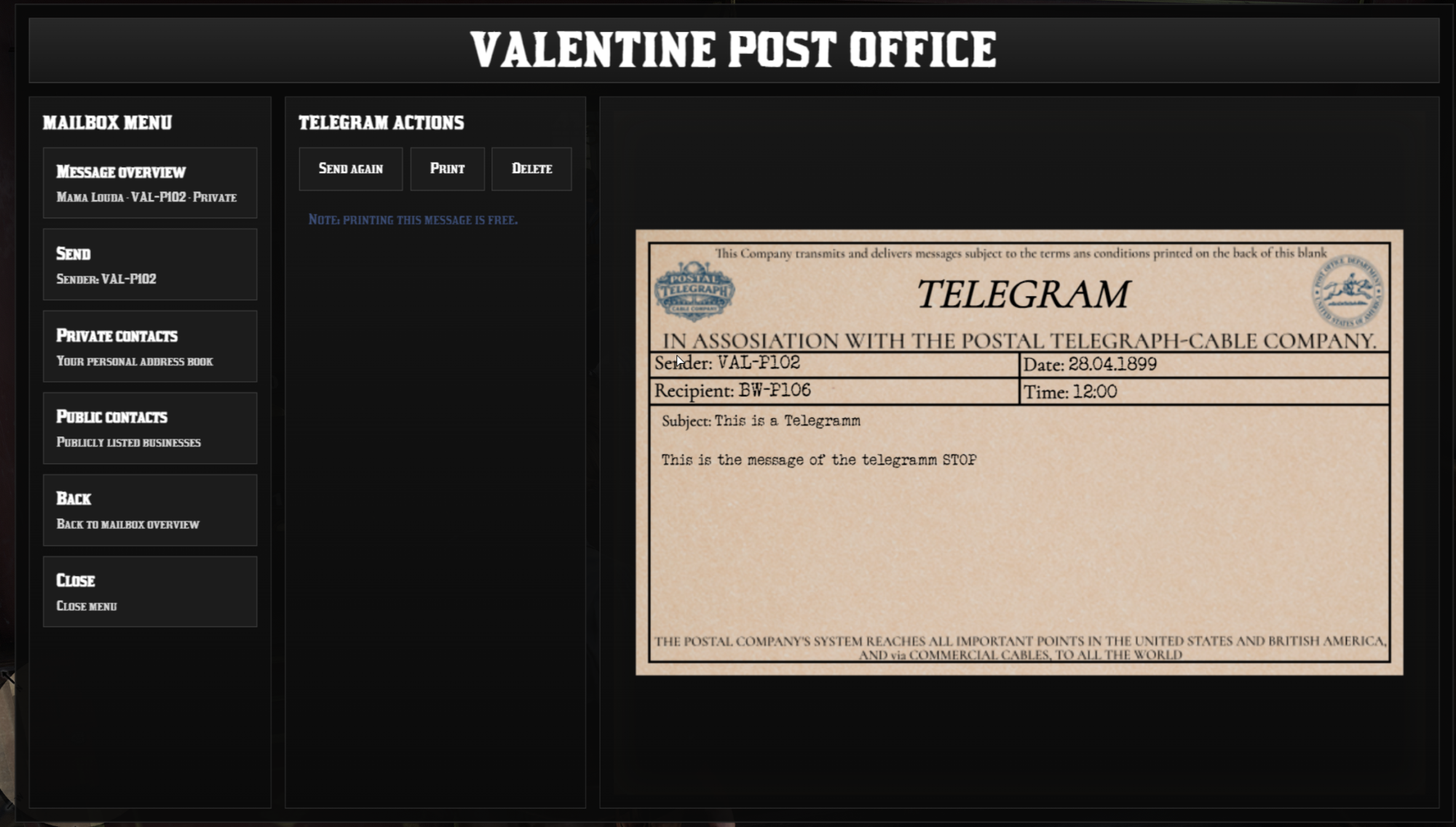 MF_Postal_Service - An immersive Mailing Script