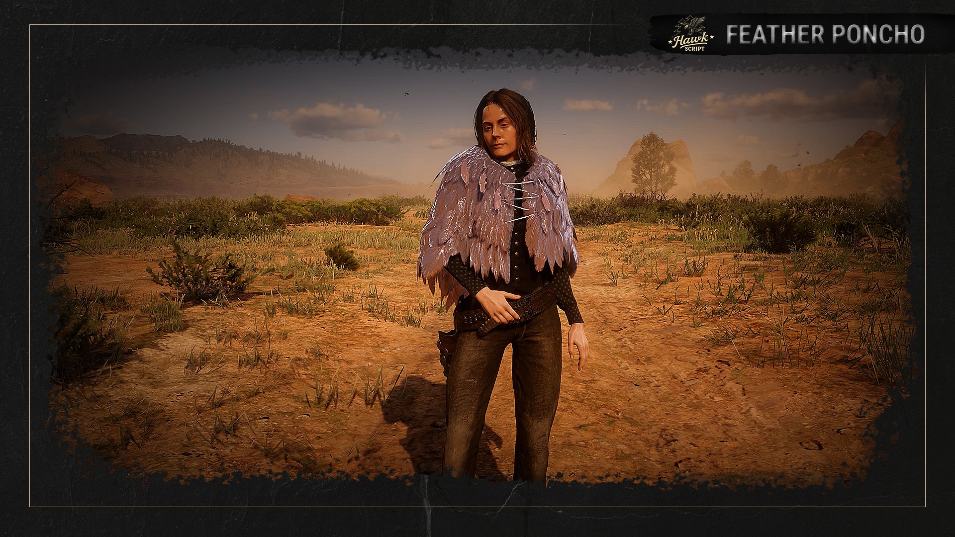 Hawk Feather Poncho