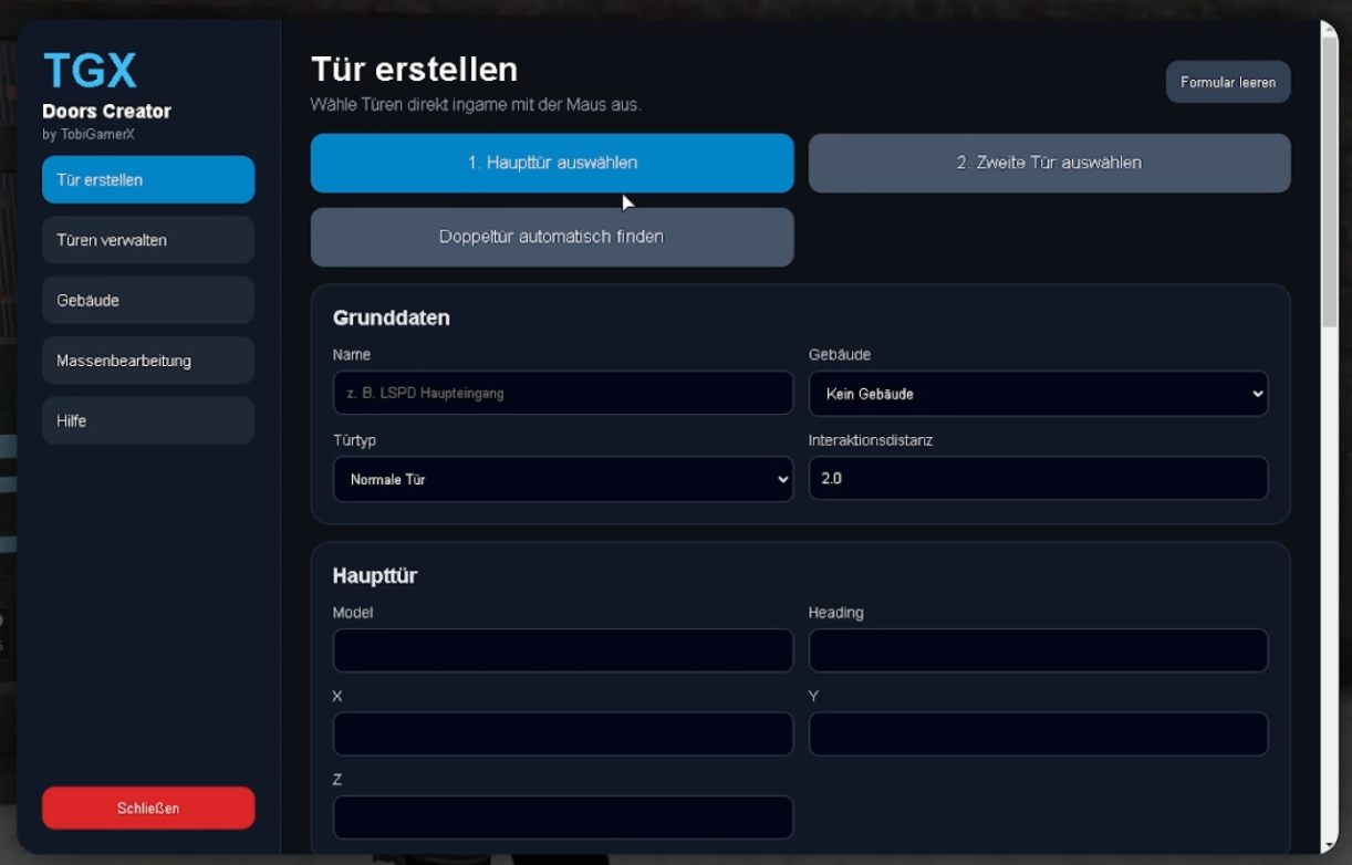 TGX Doorscreator