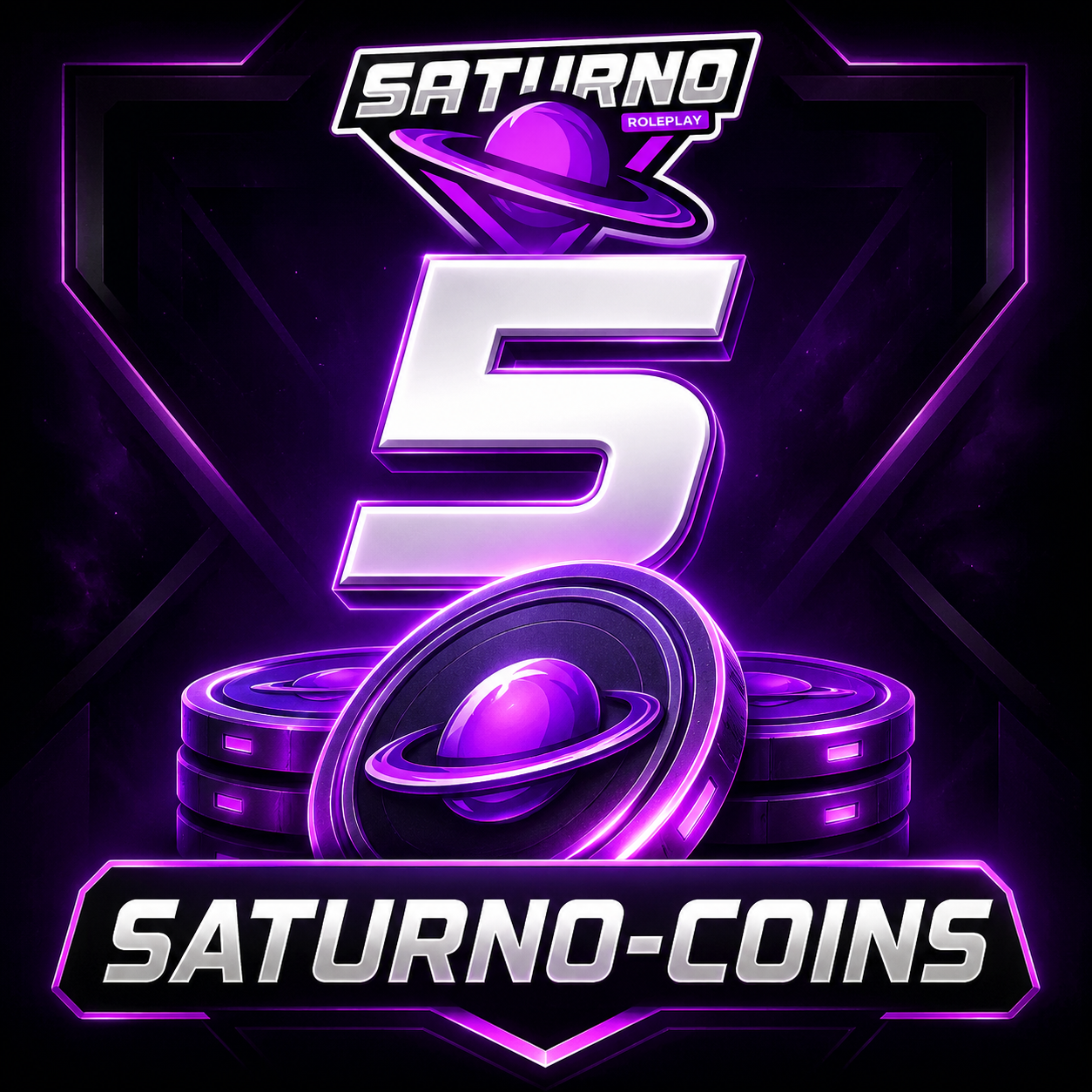 Pack: 5 Saturno Coins