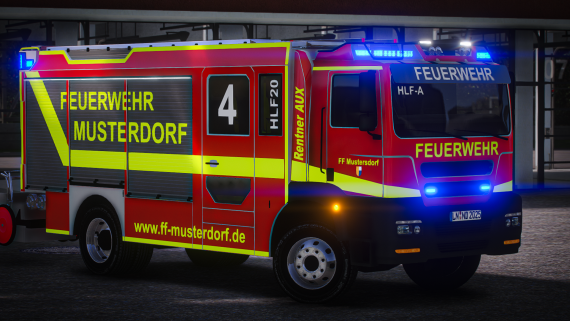 MTL Fire Truck Rentner AUX HLF20 NON-ELS