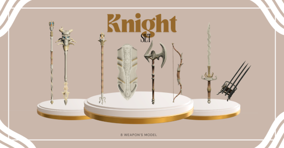 Knight Set - Non Emissive with Custom Skills and SFX