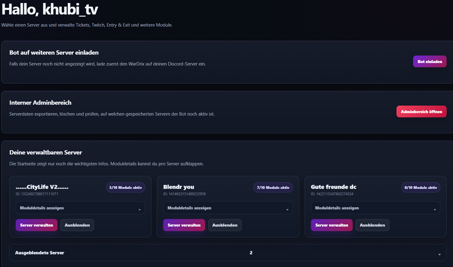 WarDrix Discord Bot
