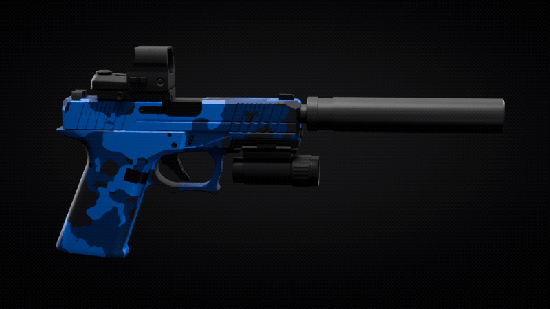 P9 Blue Camo